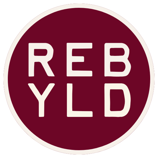 Rebyld circular emblem